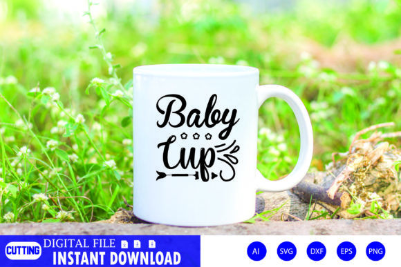 Baby Cup Graphics for Crafts & Digital Products