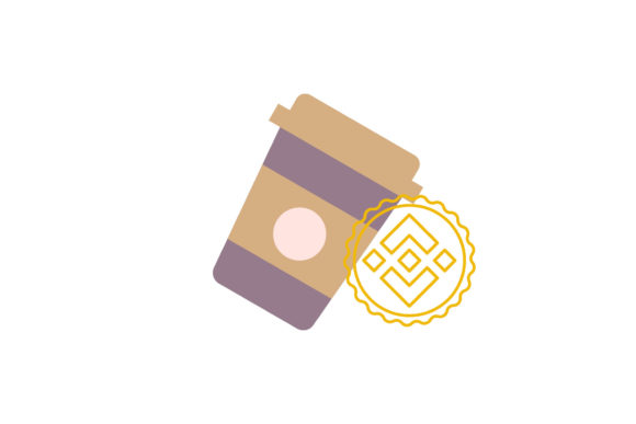 Binance Coin Cup Icon Design Graphics and Icons