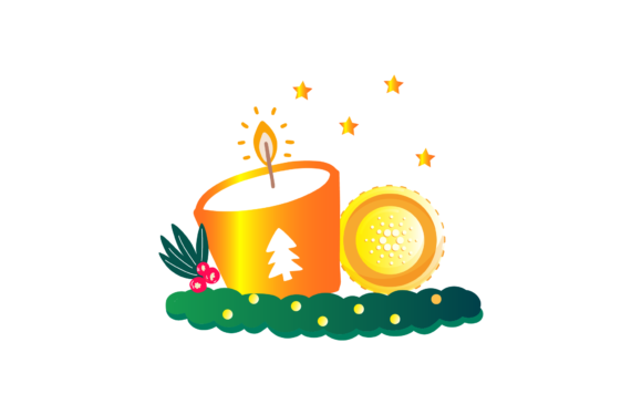Christmas Cardano Coin Cup Illustration Graphics