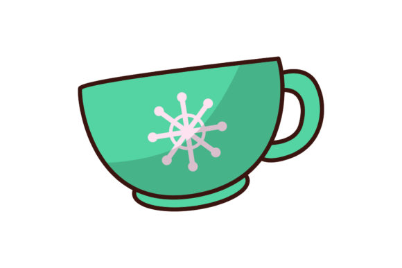 Christmas Cup Icons Graphics