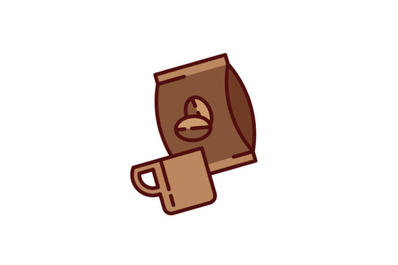 Coffee Box Cup Illustration Design Graphics