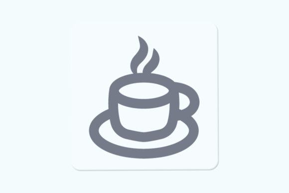 Coffee Cup from Top: Graphics and Illustrations for Creative Projects