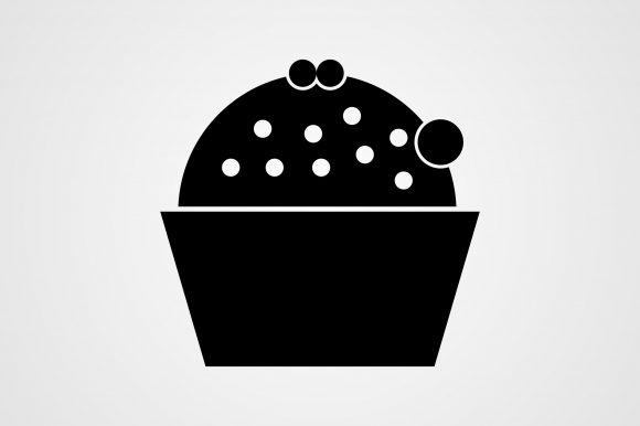 Cup Cake Glyph Icon Review