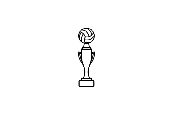 Cup Volleyball Sport Icon