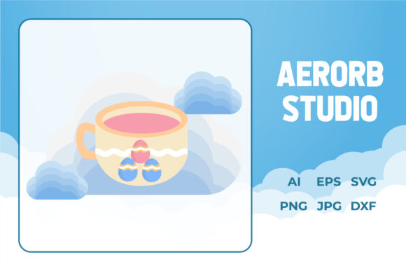 Easter Icon Cup Egg Illustration Cloud Graphics