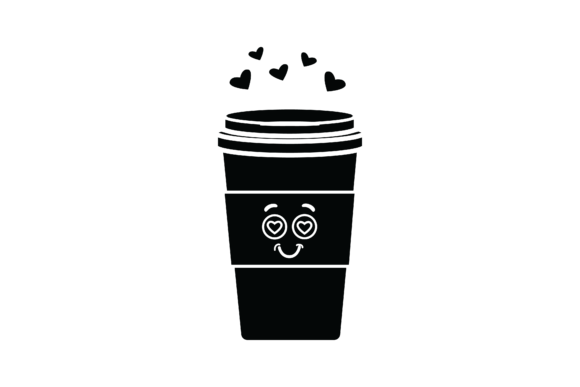 Valentine Kawaii Cute Drink Cup Solid Graphics