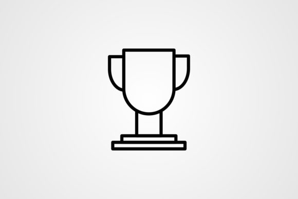 Vector Cup Line Icon Design for Graphics and Icons